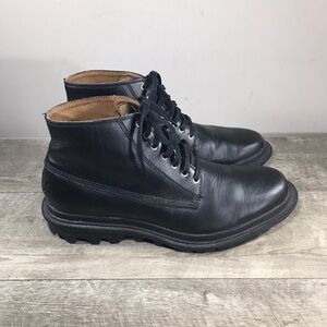 Sorel Ace Chukka Waterproof Black Leather Lace Up Soft Toe Men’s Boots Size 9.5